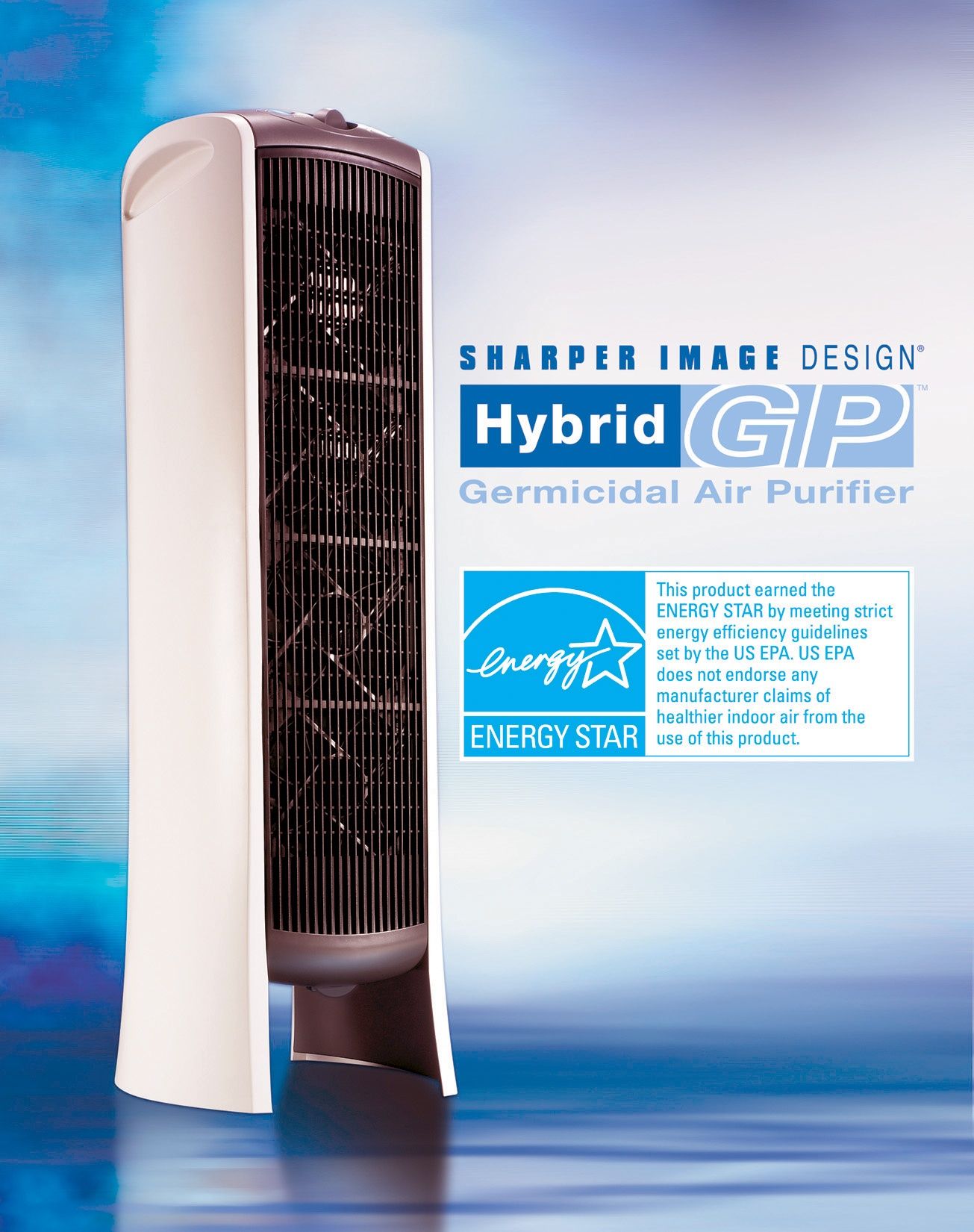 Shaper Image Hybrid GP germicidal air purifier Model S1724 for