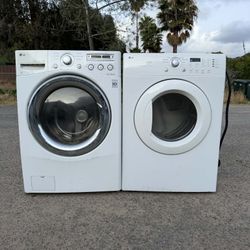 LG Washer And Electric Dryer 