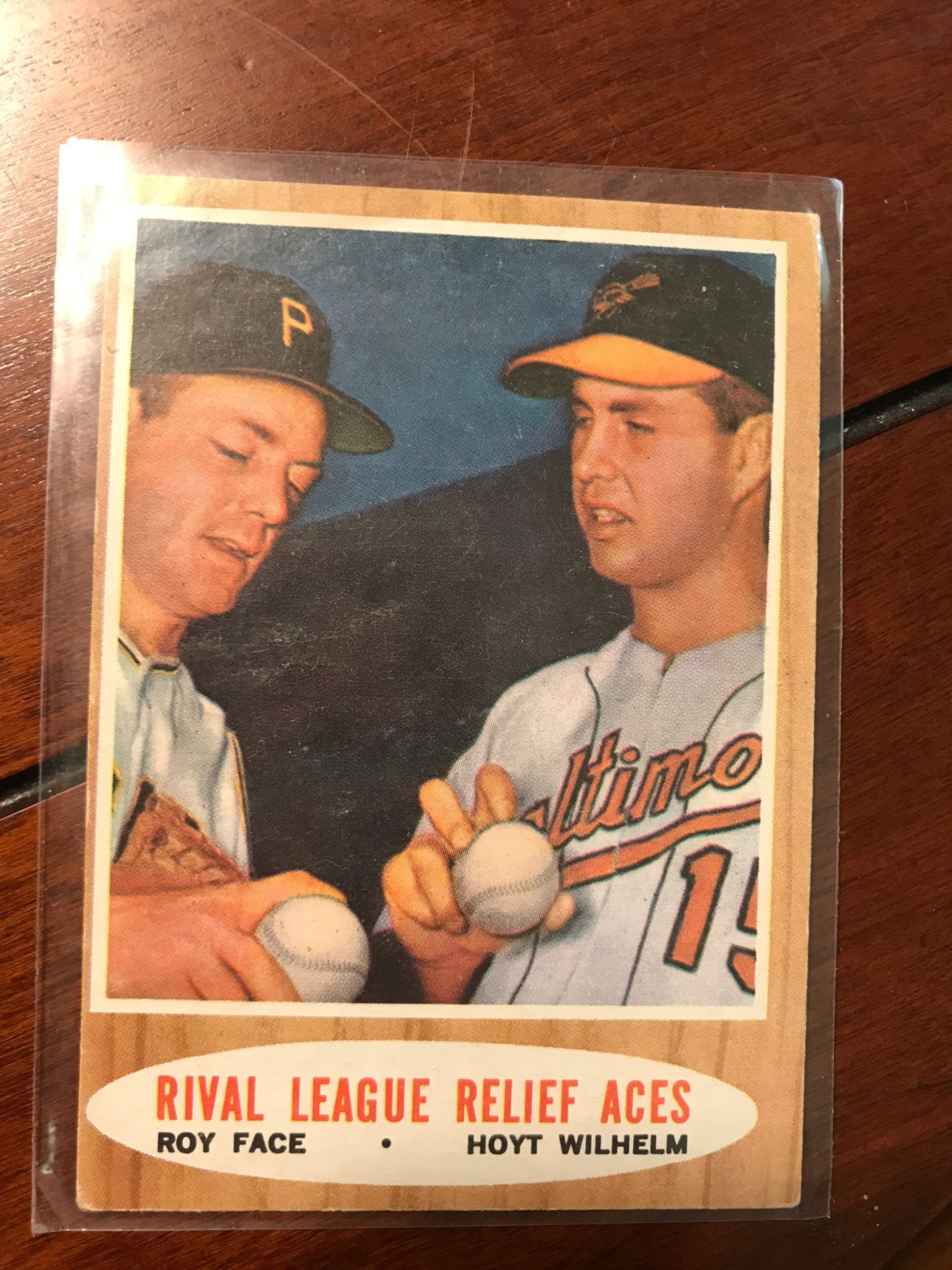 1962 Topps #423 Roy Face/Hoyt Wilhelm Rival League Relief Aces baseball ⚾️ card!