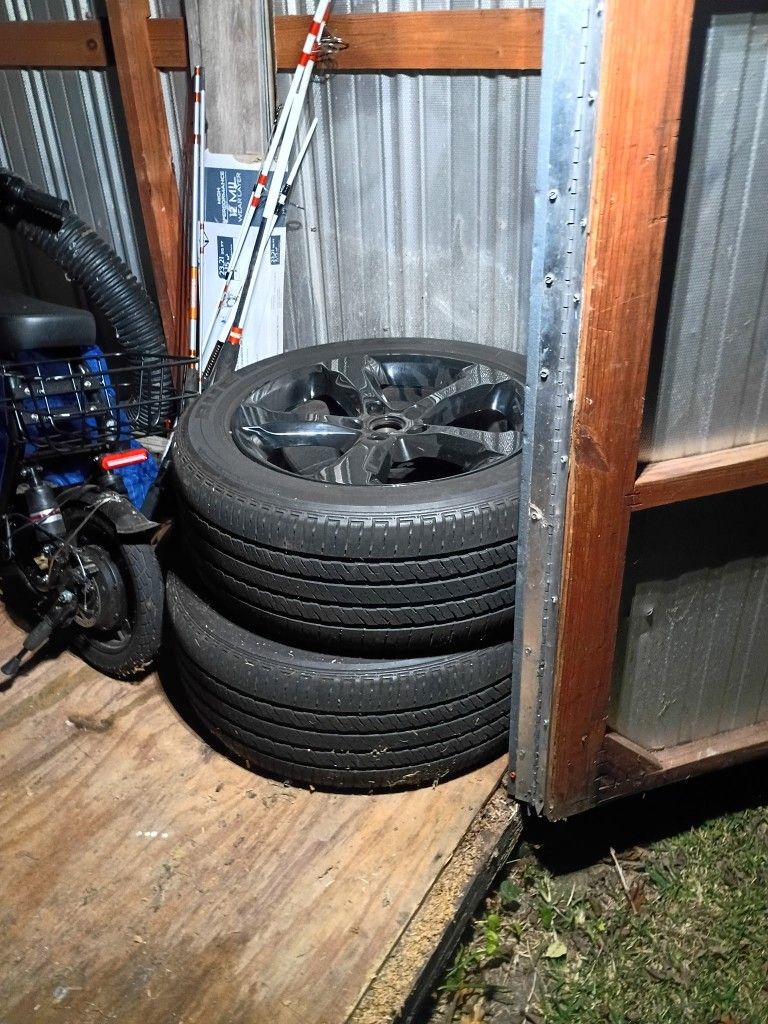 4 New Tires & Rims Size 20 5 X 5 Inches