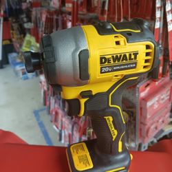 DeWalt 20V Max Brushless 1/4" (6mm) Cordless Impact Driver. Tool-Only 