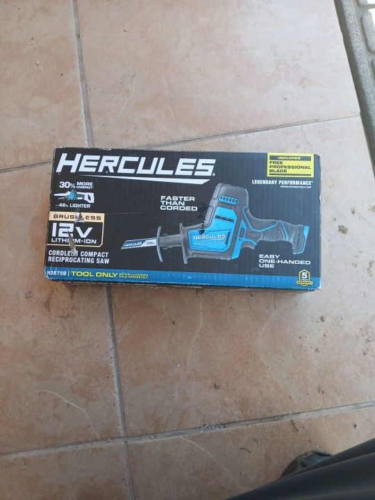 Hercules/ Cordless Compact Reciprocating Saw
