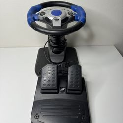 Intec Racing Steering Wheel & Pedals Set – Vintage Game Controller