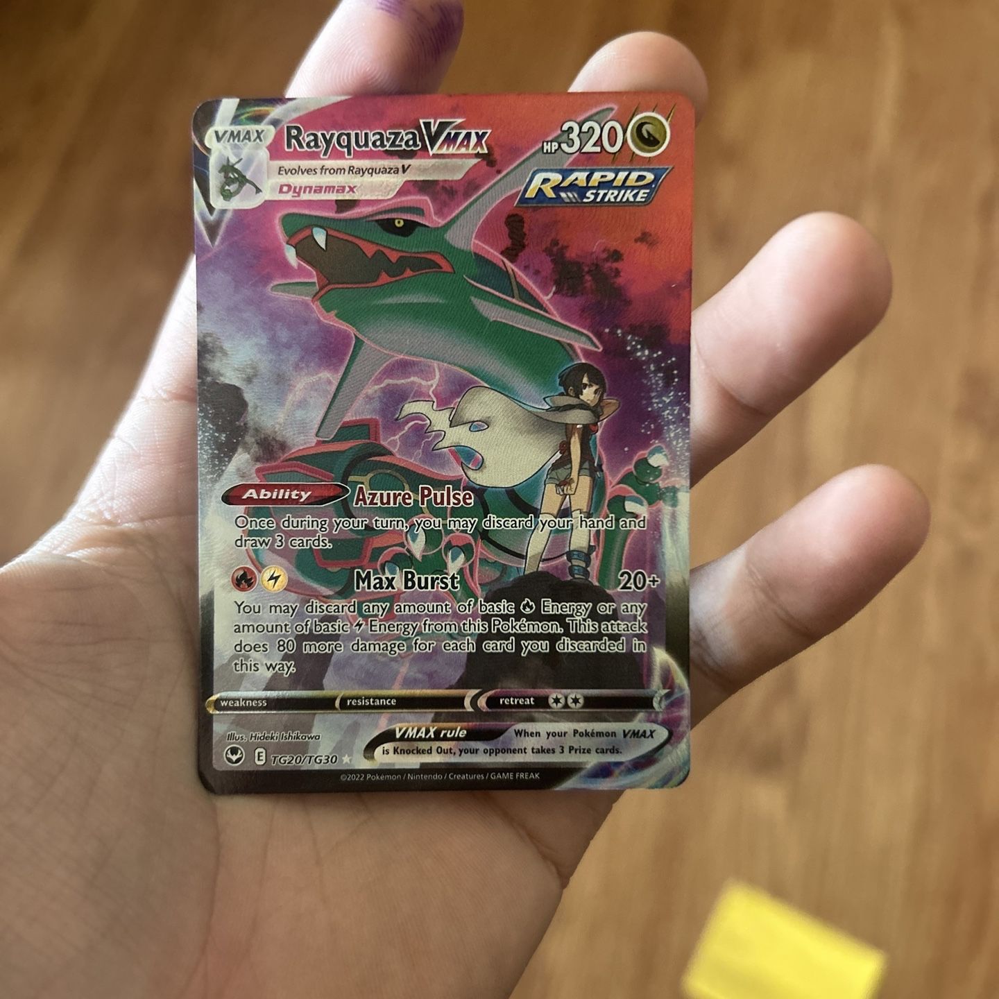 rayquaza vmax pokemon card Pokémon for Sale in Ontario, CA Lightning Max Burst (20+) You may discard any amount of basic Fire Energy or any amount of basic Lightning Energy from this Pokémon Rayquaza VMAX 2022 Pokemon Silver