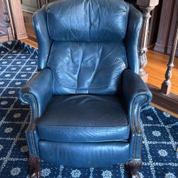 Blue Wingback BarcaLounger 