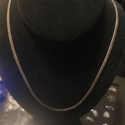 7.0grams 925 silver thin rope chain