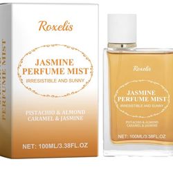 Jasmine Perfume Mist, Pistachio & Almond, perfumes for women,Long-Lasting Fragrance, 3.38 FL.OZ/100ML
