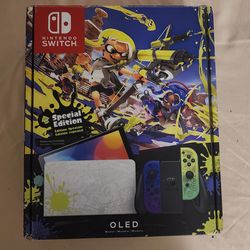 NIB NEVER USED NINTENDO SWITCH OLED SPLATOON EDITION SEALED