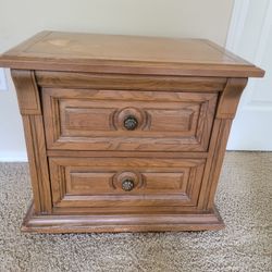 2 - Solid Wood End Tables / Nightstands