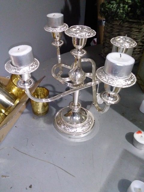 Candle Holders And New Batter Operated Lanterns