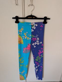 Versace for H&M Leggings, Size 2 + Branded Hanger