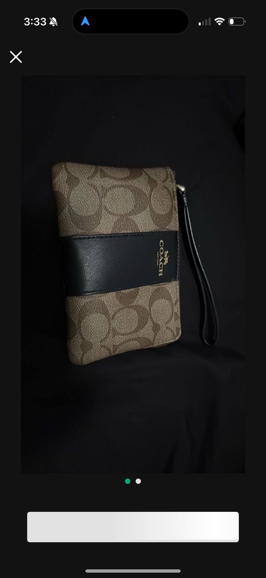 Coach Wristlet