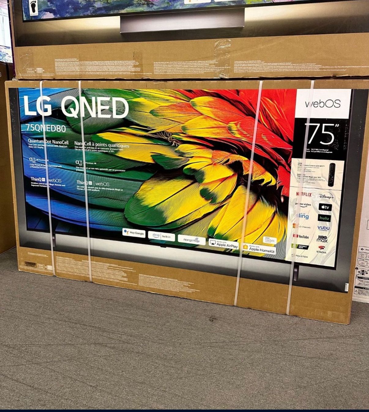 75 “ LG Smart 4K QNED HDR 120HZ TV
