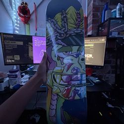 8.25 biker mutant ape diamond skateboard