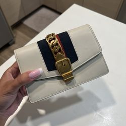 Gucci Calfskin Mini Sylvie Chain bag