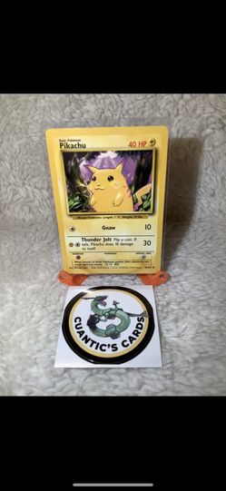 Base Set Vintage Pikachu 58/102 (Yellow Cheeks)