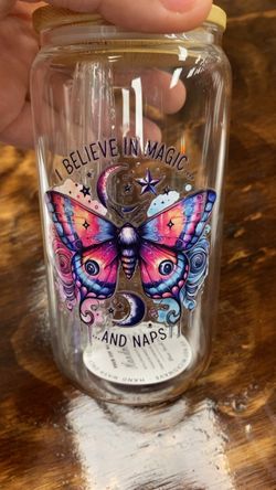 Glass Can Cup
