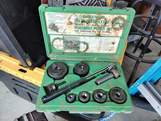 Greenlee Hole punch set