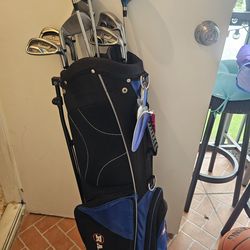 Clubs and bag