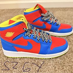Nike Jordan Air Jordan 1 Retro High  Size 6y 'Racing Pack'