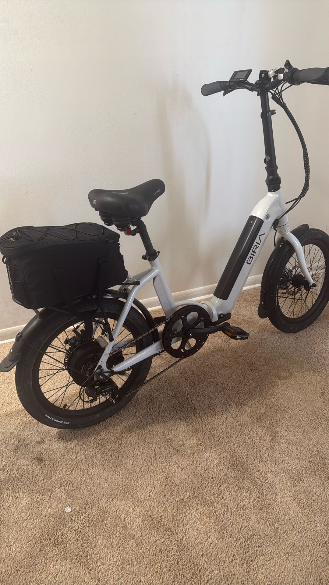 Biria ST E-BIKE (folding e-bike, color is white)