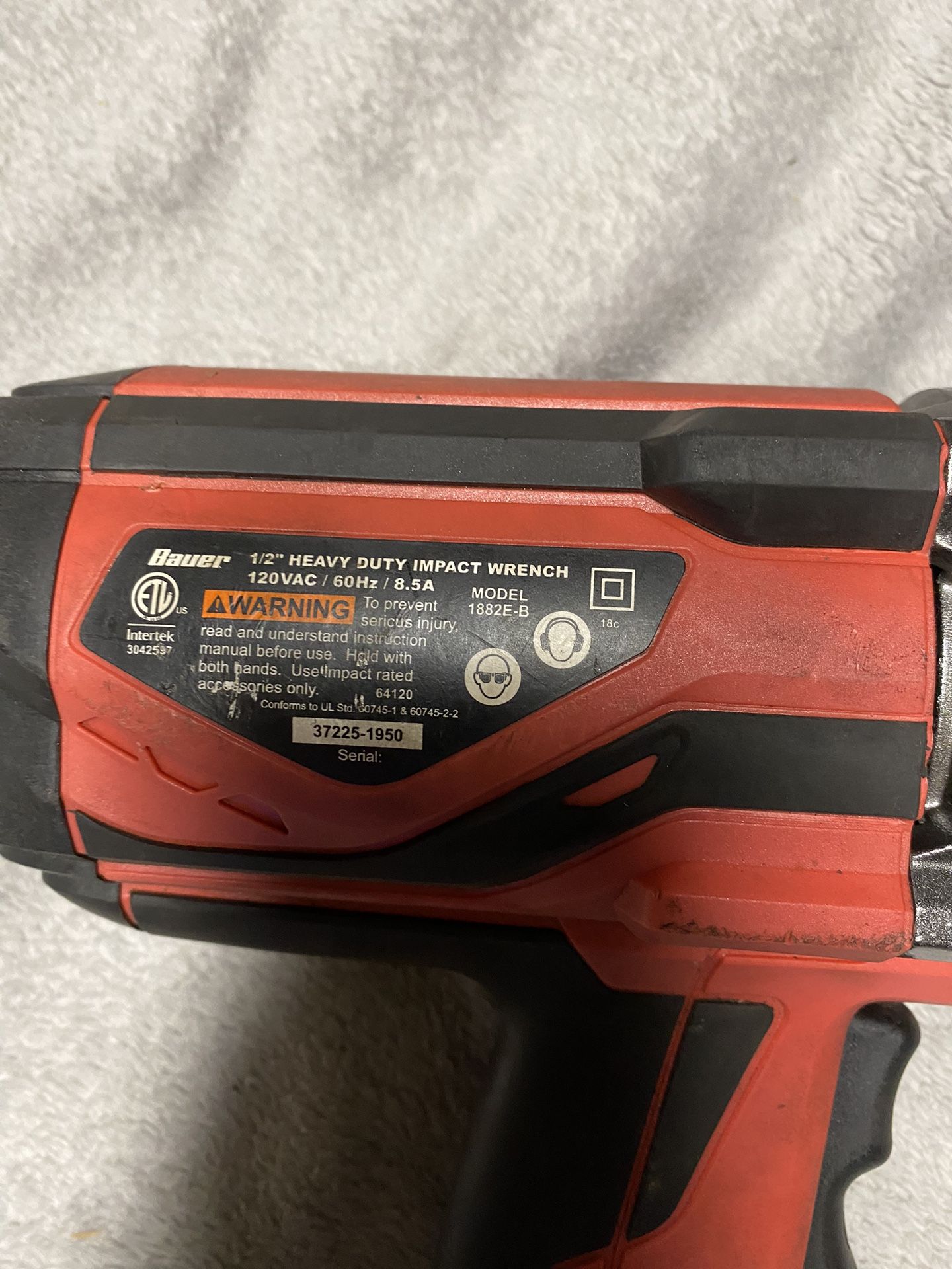 Bauer heavy online duty impact wrench