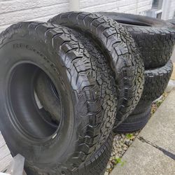 Set Of Bf Goodrich Truck Tires 