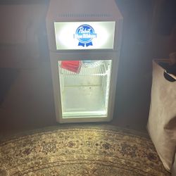 Pabst Blue Ribbon Mini Fridge