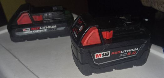 Milwaukee Battery $75 for both