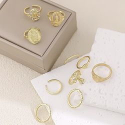 Gold rings