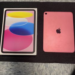 Pink iPad 10th Generation (2022) 64GB Wi-Fi / Cellular 