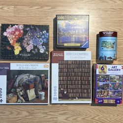 Assorted Puzzle Lot 