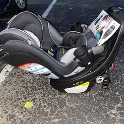 Evenflo Revolve 360 Slim 2-in-1 Rotational Convertible Car Seat - Canton Black 