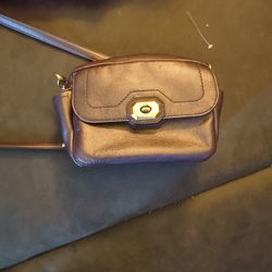 Dark Purple Coach Purse