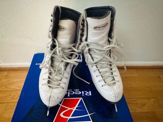 Riedell White Figure Ice Skates