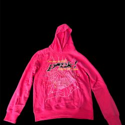 Pink Sp5der Worldwide Hoodie 