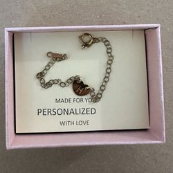 Personalized “H” Baby Bracelet