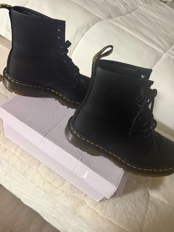 Dr. Martens Black Lace-Up Boots
