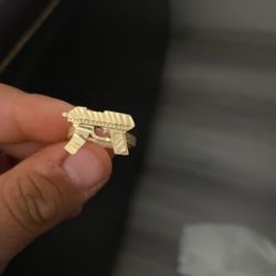 Gun Gold Ring 10 carat
