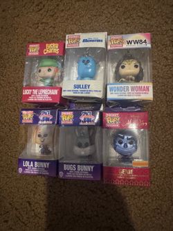 Random assortment of Funko Pop Keychains