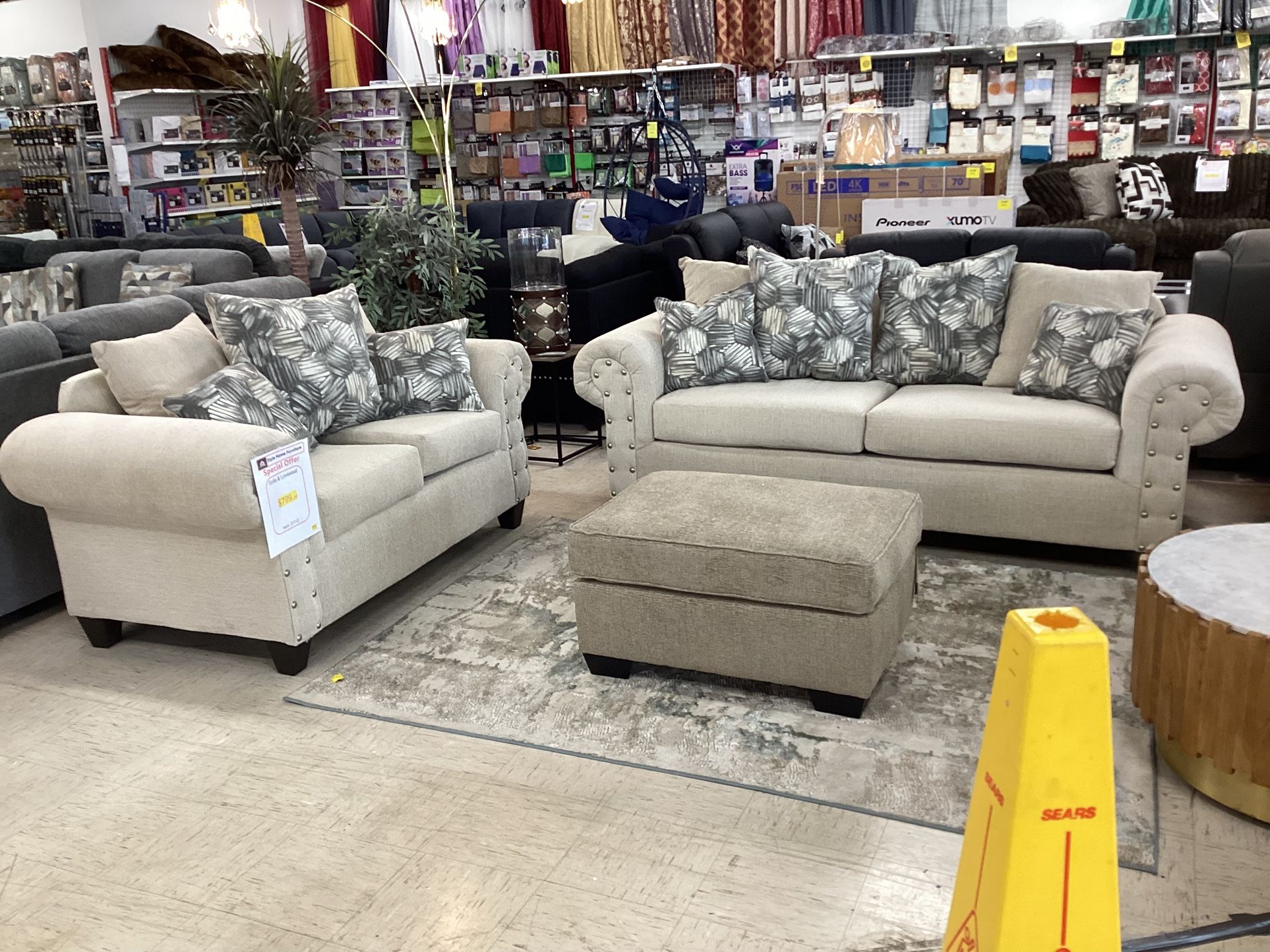 Sofa And Love Seat $799
