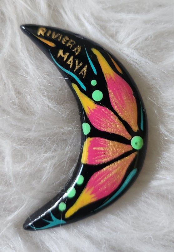 Crescent Moon Riviera Maya Magnet