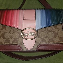 Coach Multi Color Handbag $150 