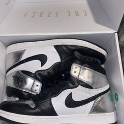 Jordan 1 Retro High Silver Toe