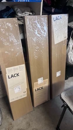 IKEA LACK Wall Shelves – Set of 3