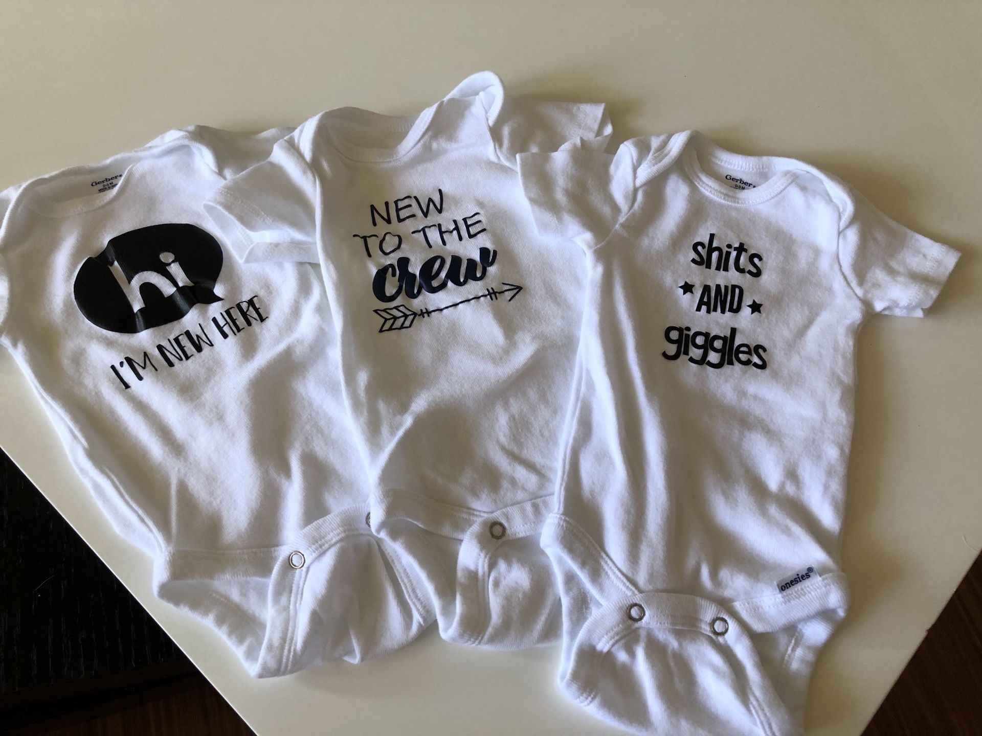 Brand New Gerber Onesies