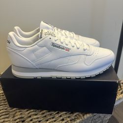 Men’s Reebok Classic White Leather BRAND NEW