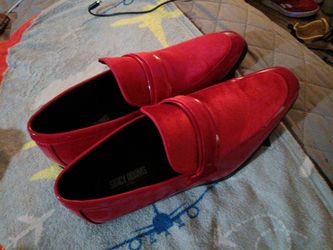 patten leather with velvet upper Stacy adams