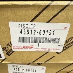 New 🆕 OEM Brake Rotors TOYOTA 4RUNNER , LEXUS GX460🔥🔥🔥