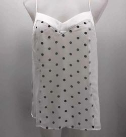 Banana Republic Off White Polka Dot Camisole 